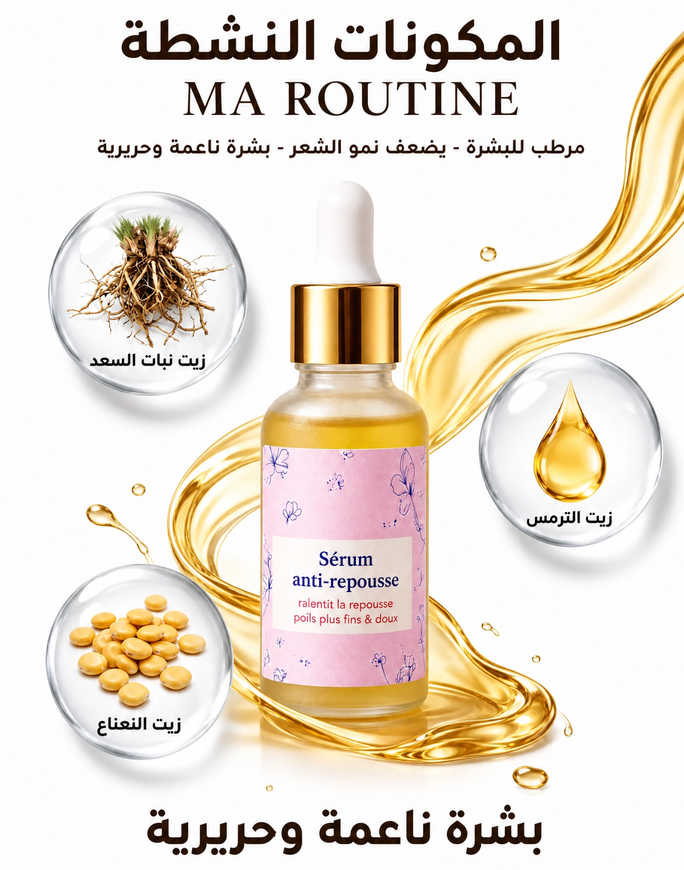 Sérum anti-repousse - Ma routine